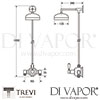 Trevi Hathaway Exposed Thermostatic Shower Valve Dimensions