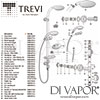 Trevi Ascari Built-In Shower Valve Moonshadow Dual ILV 3 Kit Spares