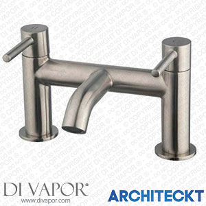 Architeckt LAR002 Modern Bathroom Bath Filler Mixer Tap Brushed Nickel Spare Parts