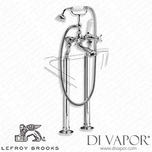 Lefroy Brooks CLASSIC BATH SHOWER MIXER WITH STAND PIPE SLEEVES & ADJUSTABLE BASE PLATES FOR RIM MOUNTING (LB 1145) Spare Parts