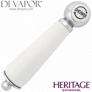 Heritage Bathrooms LEV HD039PLWHA Lever Handle for Diverter