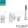 VADO LIF 132 CP Mixer Single Lever Deck Mounted Spare Parts