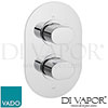 VADO LIF 148D2 CP Shower Valve with Oval BackPlate Spare Parts