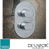 VADO LIF 148D2 CP Shower Valve with Oval BackPlate Spare