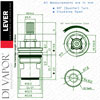 Lamona Lever Deck Mixer Hot Tap Cartridge