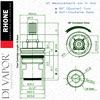 Lamona Rhone TAP3456 Cold Tap Cartridge Diagram