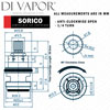 Lamona Sorico Mono Cold Tap Cartridge Diagram