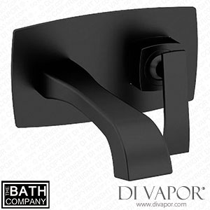 The Bath Co. LONG004BK Longleat Matt Black Wall Mounted Basin Mixer Tap Spare Parts