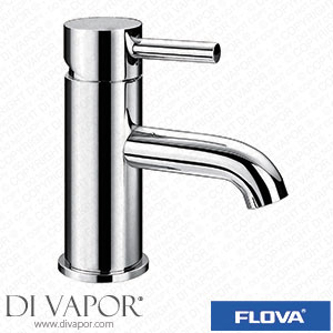 Flova LVBAS Levo Basin Mixer 148Mm with Slotted Clicker Waste Set Spare Parts