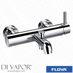 Flova LVSLBSM Levo Wall Mounted Manual Single Lever Bath and Shower Mixer with Hand Shower Set Spare Parts