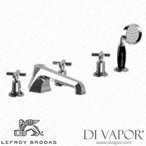 Lefroy Brooks Mackintosh Cross Handle 5-hole Bath Set With Deck Diverter & Pull-out Hand Shower Trim (M1-2200) Spare Parts