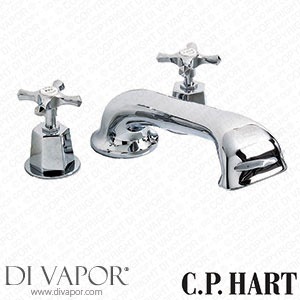 C.P. Hart Empire 3-Piece Bath Set MC-3490SET-CP Spare Parts