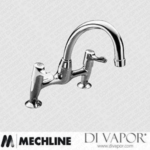 Mechline Performa 2523QT 1/-2Inch Deck Mixer with 3-Inch Levers and Swivel Spout Spare Parts