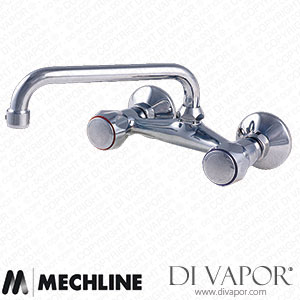 Mechline CaterTap 500MDW 1/2-Inch Dome Head Mixer Tap with Swivel Spout Spare Parts