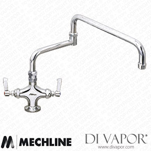 Mechline AquaJet AJ-B-2DJ18L Mixer Tap with Lever Control and 450mm Double Jointed Spout Spare Parts