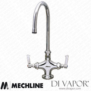 Mechline AquaJet AJ-B-2SG6L Mixer Tap with Lever Control and 150mm Swivel Gooseneck Spout Spare Parts