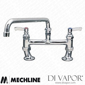 Mechline AquaJet AJ-B-312L Twin Mixer Tap with Lever Control and 300mm Swivel Spout Spare Parts