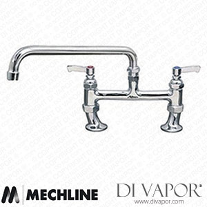 Mechline AquaJet AJ-B-316L Twin Mixer Tap with Lever Control and 400mm Swivel Spout Spare Parts