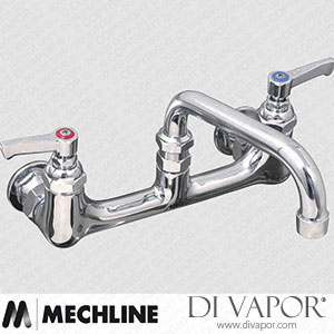 Mechline AquaJet AJ-W-406L Twin Mixer Tap with Lever Control and 150mm Swivel Spout Spare Parts