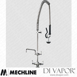 Mechline AquaJet AJPR20-ST-BF2-W Pre-Rinse Spray Tap AJPR20 Base Spare Parts