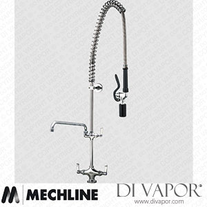 Mechline AquaJet AJPR20-ST-BF3-F Pre-Rinse Spray Tap AJPR20 Base Spare Parts