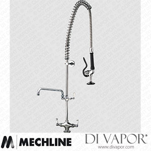 Mechline AquaJet AJPR20-ST-BF3-S Pre-Rinse Spray Tap AJPR20 Base Spare Parts