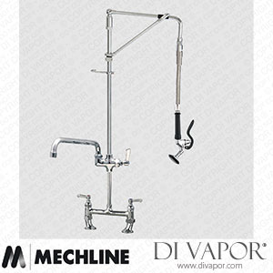 Mechline AquaJet AJPR30-HM-BF2-A Pre-Rinse Spray Tap AJPR30 Base Spare Parts