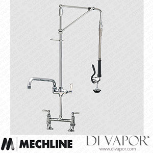 Mechline AquaJet AJPR30-HM-BF2-W Pre-Rinse Spray Tap AJPR30 Base Spare Parts