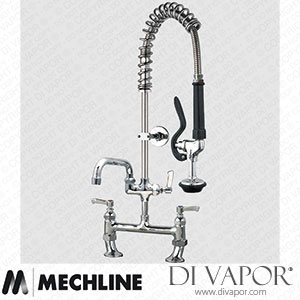 Mechline AquaJet AJPR30-SH-BF1-W Pre-Rinse Spray Tap AJPR30 Base Spare Parts