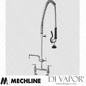 Mechline AquaJet AJPR30-ST-BF2-E Pre-Rinse Spray Tap AJPR30 Base Spare Parts