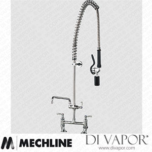 Mechline AquaJet AJPR30-ST-BF2-F Pre-Rinse Spray Tap AJPR30 Base Spare Parts