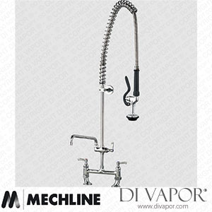 Mechline AquaJet AJPR30-ST-BF2-W Pre-Rinse Spray Tap AJPR30 Base Spare Parts