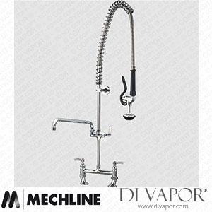 Mechline AquaJet AJPR30-ST-BF3-W Pre-Rinse Spray Tap AJPR30 Base Spare Parts