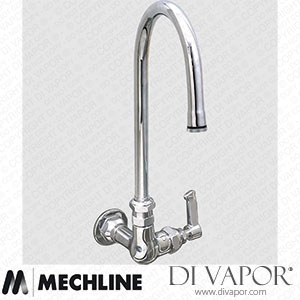 Mechline AquaJet AJW-B15SG6L Tap with Lever Control and 150mm Swivel Gooseneck Spout Spare Parts