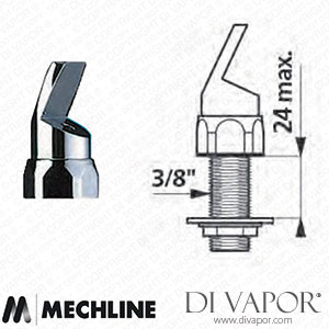 Mechline Delabie DLB-318 Q12 Fountain Bubbler Inlet 3/8-Inch Spare Parts