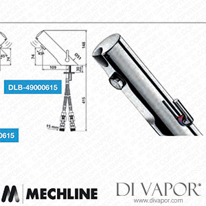 Mechline Delabie DLB-49000615 Tempomatic Mix 4 Battery-Operated Tap (Mixer) Spare Parts