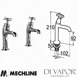 Mechline Performa JC-3/4159HNPR 3/4-Inch Sink Taps 3/4159HNPR Spare Parts