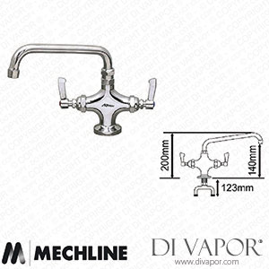 Mechline AquaJet JC-AJ-B-212L 300mm Spout Single Hole Mixer AJ-B-212L Spare Parts