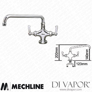 Mechline AquaJet JC-AJ-B-216L 400mm Spout Single Hole Mixer AJ-B-216L Spare Parts