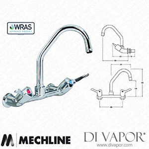 Mechline AquaTechnix JC-TX-W-406L 1/2 Inch Tap TX-W-406L Spare Parts