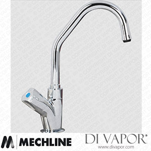 Mechline AquaTechnix TX-B-106D Dome Head Tap Tap TX-B-10 Base with 150mm Swivel Spout Spare Parts