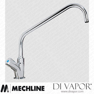 Mechline AquaTechnix TX-B-112D Dome Head Tap Tap TX-B-10 Base with 300mm Swivel Spout Spare Parts