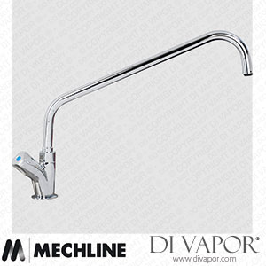 Mechline AquaTechnix TX-B-116D Dome Head Tap Tap TX-B-10 Base with 400mm Swivel Spout Spare Parts