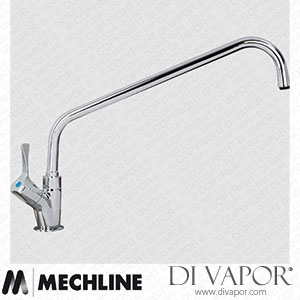 Mechline AquaTechnix TX-B-116L Lever Operated Tap TX-B-10 Base with 400mm Swivel Spout Spare Parts