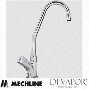 Mechline AquaTechnix TX-B-1SG6D Dome Head Operated Tap TX-B-10 Base with 150mm Swivel Gooseneck Spout Spare Parts