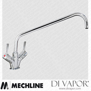 Mechline AquaTechnix TX-B-216L Lever Operated Tap TX-B-20 Base with 400mm Swivel Spout Spare Parts