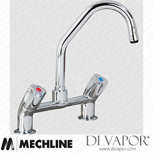 Mechline AquaTechnix TX-B-306D Dome Head Operated Tap TX-B-30 Base with 150mm Swivel Spout Spare Parts