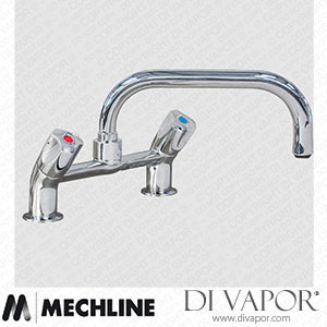 Mechline AquaTechnix TX-B-308DF Dome Head Operated Tap TX-B-30 Base with 200mm Low Profile Swivel Spout Spare Parts