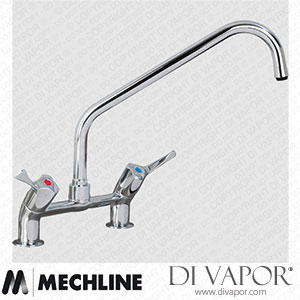 Mechline AquaTechnix TX-B-312L Lever Operated Tap TX-B-30 Base with 300mm Swivel Spout Spare Parts