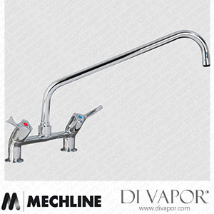 Mechline AquaTechnix TX-B-316L Lever Operated Tap TX-B-30 Base with 400mm Swivel Spout Spare Parts